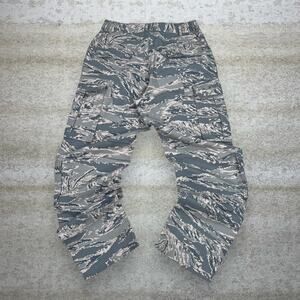 Vintage 90s Military Digital Tactical Pants 30x30 Tiger Stripe Camo Double Knees
